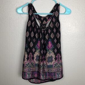 Racer Back Tank Top Approx Size Small See Measurements Boho Bohemian Lightweight